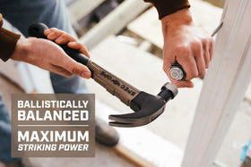 Spec Ops hammer featuring shock-absorbing MOA grip for reduced sting