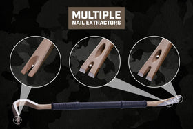 Spec Ops SPEC-D30PRY heat-treated steel body delivers reliable prying power.