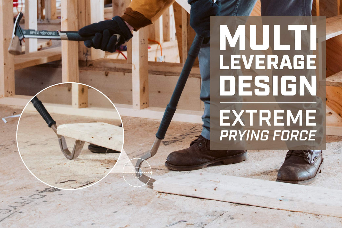Spec Ops SPEC-D30PRY multi-nail pullers increase on-site versatility.