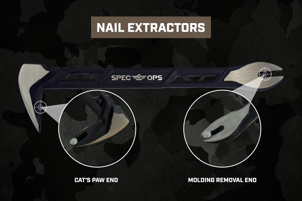 Spec Ops nail puller compatible with SRS retention lanyards