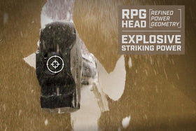 Spec Ops bi-material-grip reduces vibration for comfortable, all-day use