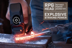 Spec Ops removable mallet cap shown for non-marring use