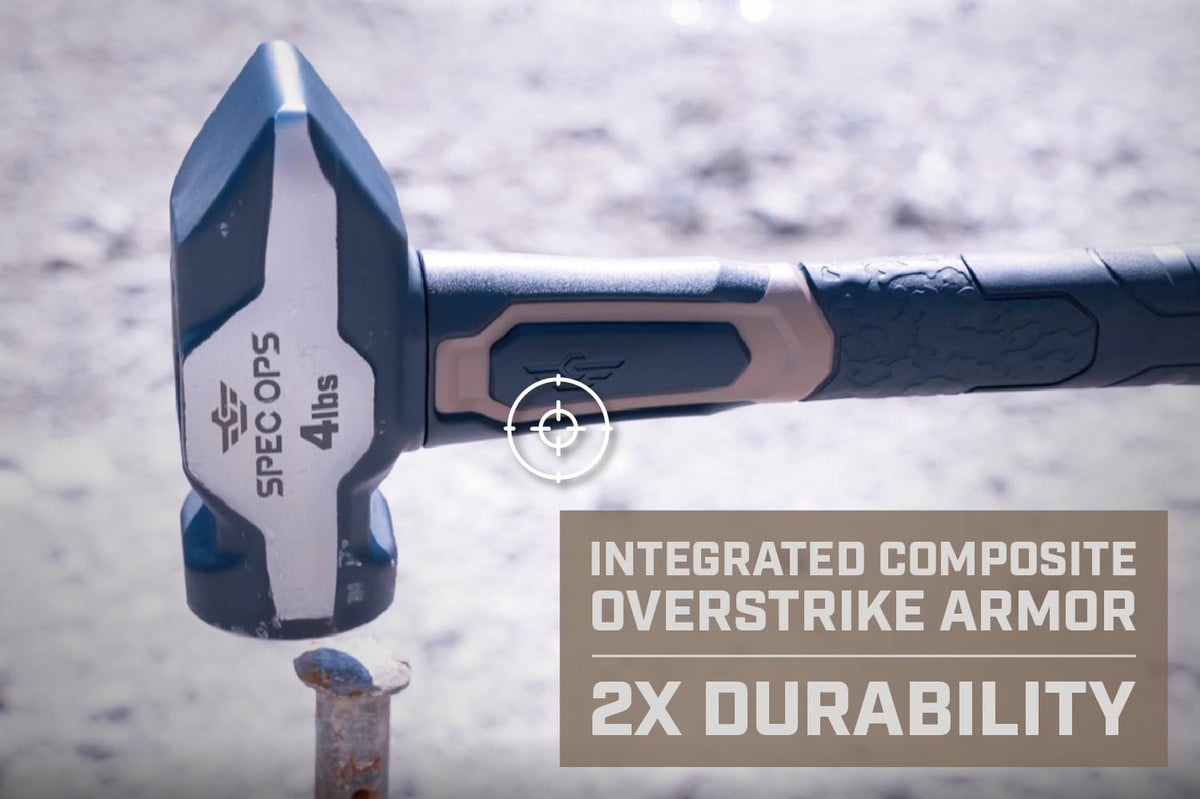 Spec Ops hammer compatible with SRS retention systems for tethering