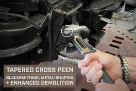 Spec Ops hammer with vibration-dampening handle for fatigue reduction