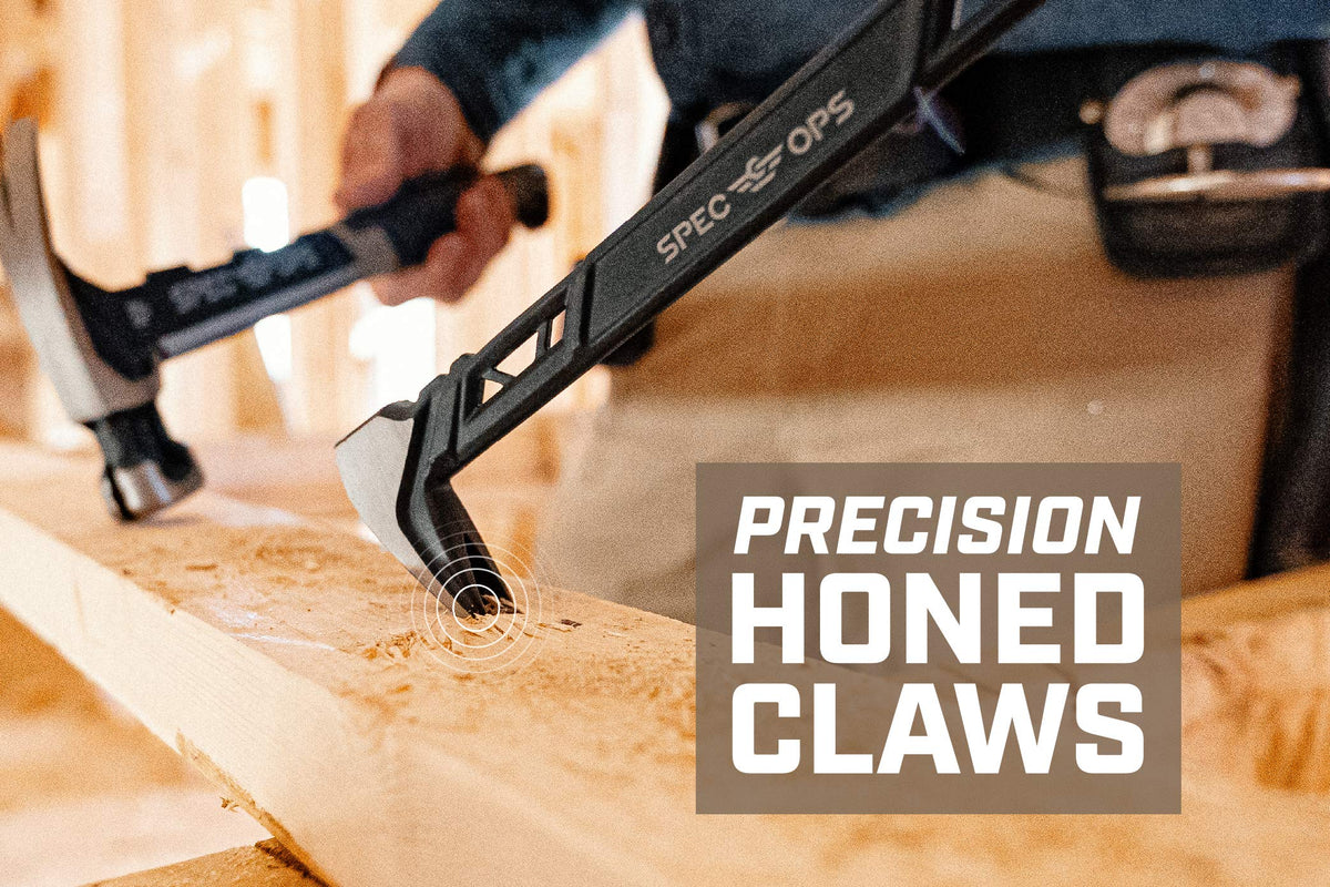 Two nail pullers increase versatility in tight spaces