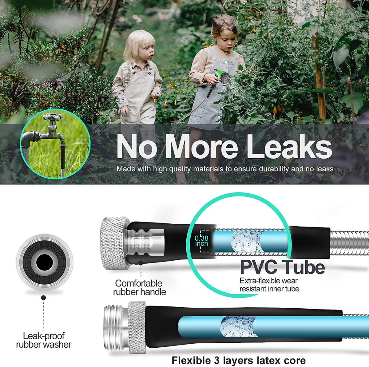 SPECILITE rubber-end gaskets seal connections to reduce leaks.