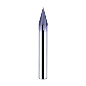 SpectTool 30-degree V groove router bit for precise chamfering in wood projects.