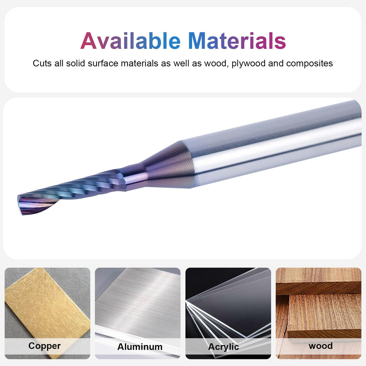 SpeTool ideal for CNC routing and sign making on non-ferrous materials