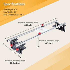 SpeTool dust-collection integration helps capture chips for a cleaner workspace.