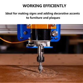 SpeTool bits designed for signs and lettering with smooth edge results.
