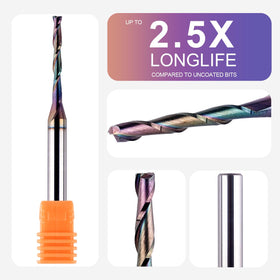 SpeTool solid carbide CNC bit delivering precise plunge cuts