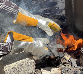 SpecxArmor GrayWolf glove in furnace environment demonstrates high-heat handling