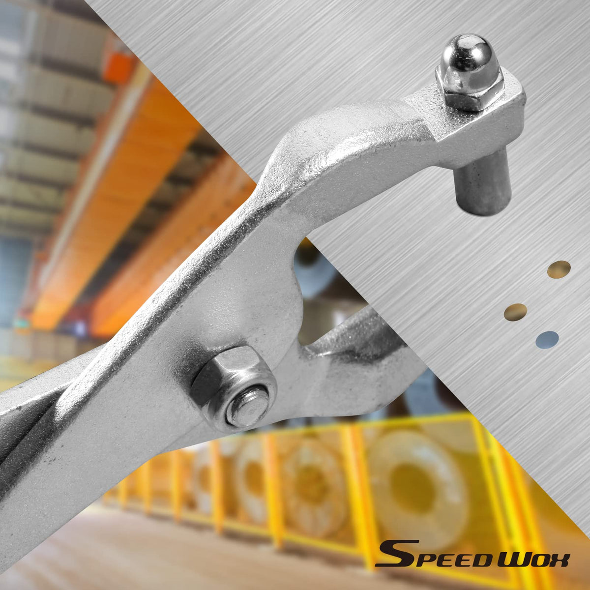 SPEEDWOX comfortable non-slip handles for single-handed use