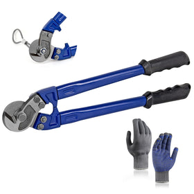 SPENDINS 18-inch wire rope cutter blade close-up for precise cuts in tough cables.