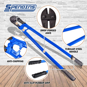 SPENDINS long handles provide strong leverage on tough materials.
