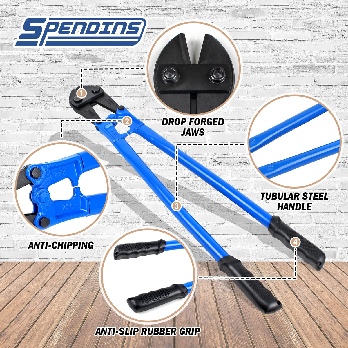 SPENDINS ergonomic handles demonstrate comfortable grip and reduced hand fatigue