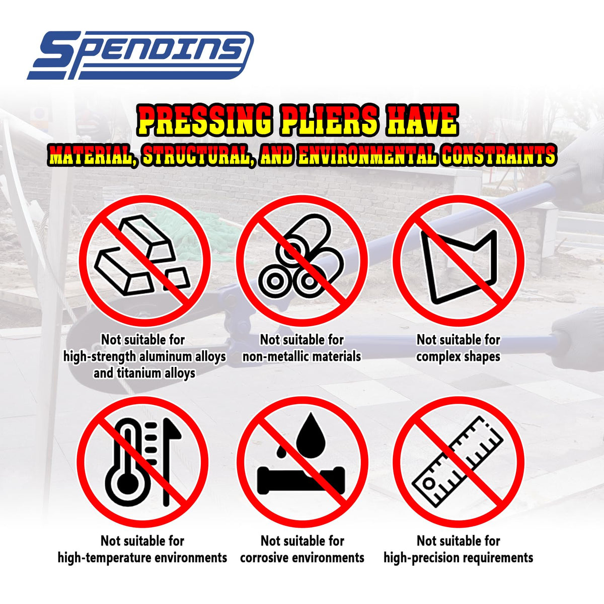 SPENDINS copper and aluminum sleeves compatibility supports diverse cable projects.