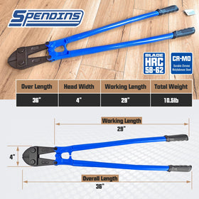 SPENDINS ergonomic long handles reduce fatigue during use.