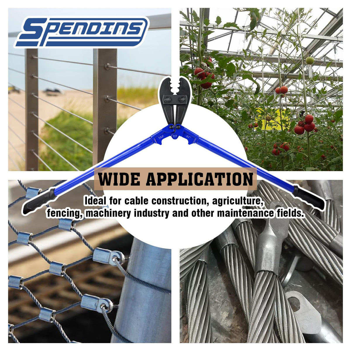 SPENDINS portable tool suitable for challenging environments and narrow spaces.