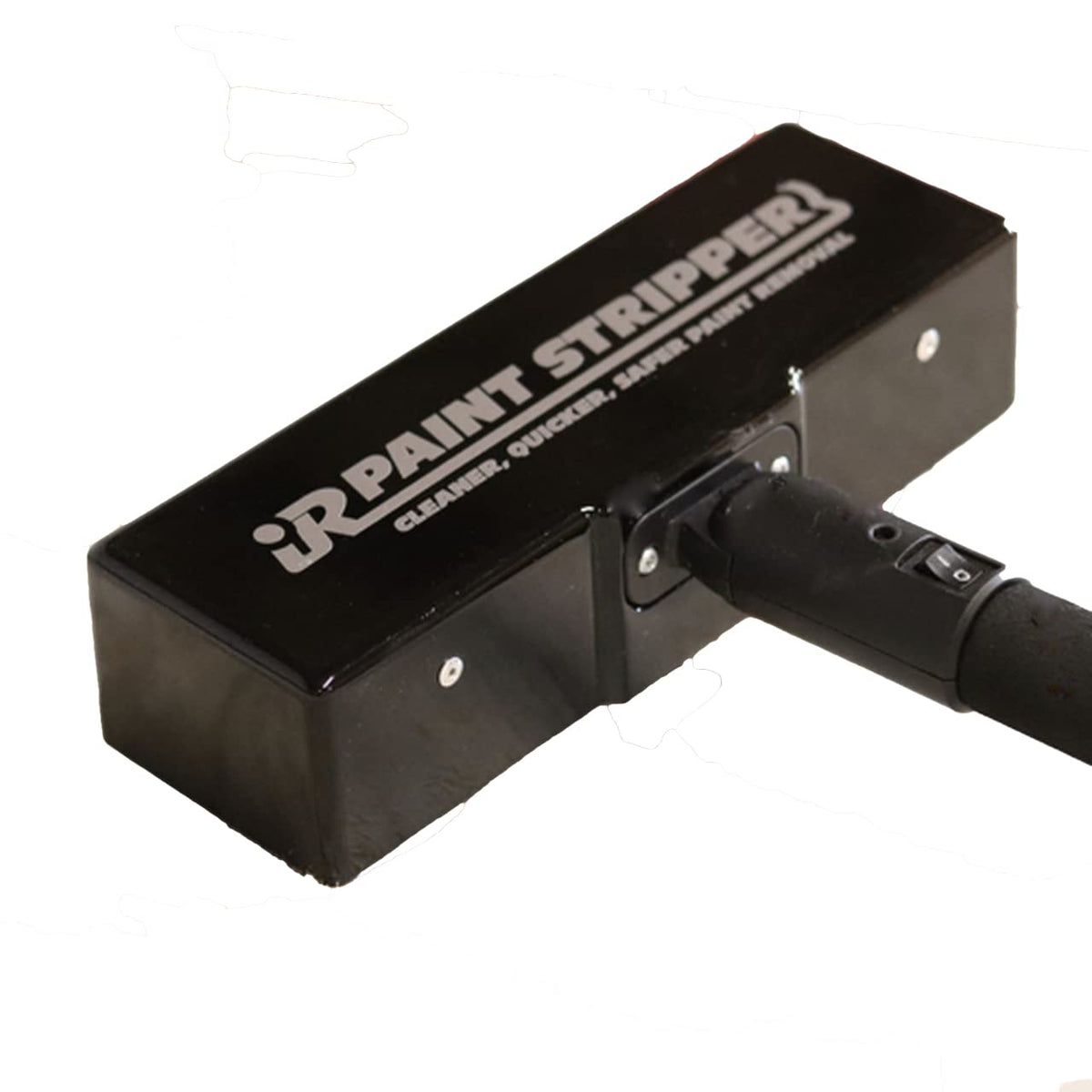 Spengar IR Paint Stripper: infrared heat in action for fast wood paint removal.