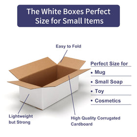 SPEPLA shipping boxes 8x4x3 label-ready for branding.