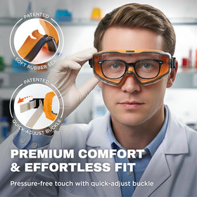 SPEXTRA easy-adjust strap enables quick, secure fit during tasks