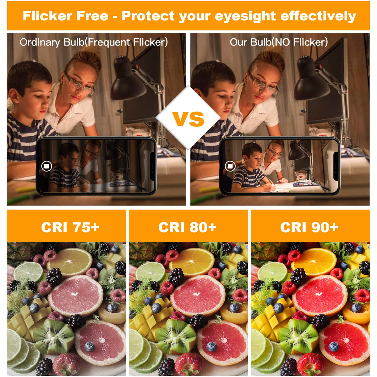 Sphoon 360-degree light distribution for comprehensive room illumination.