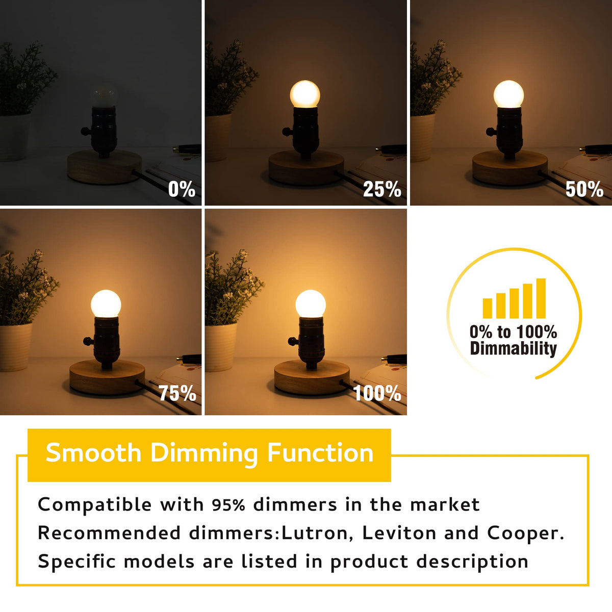 Sphoon Frosted LED globe bulb delivering even light without glare.