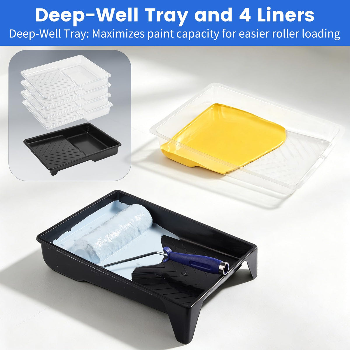 Spicyorange 1-inch epoxy brush for precise edges