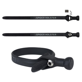 Spider Pro Tool Grips mounted on a drill handle during use.