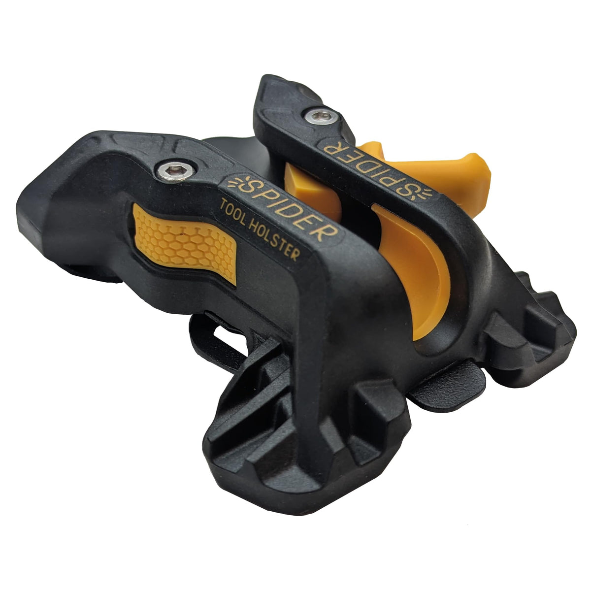Spider Pro Tool Holster easy-access clip ready for on-site tasks.