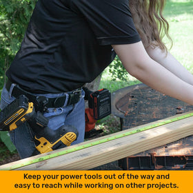 Spider Tool Holster DIY friendly design supports fast belt mounting