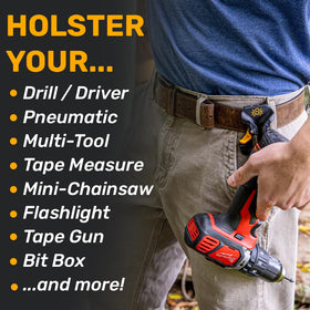 Spider Tool Holster includes one holster unit for easy setup