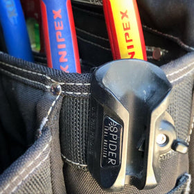 Spider Tool Holster accessories expand functionality with grips, pins, and straps