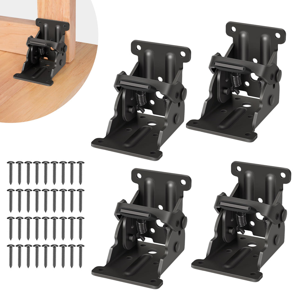 Spiglamm 4-pack folding bracket with self-lock hinge for sturdy foldable tables.