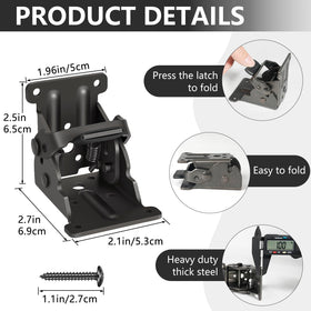 Spiglamm folding bracket with screws included for quick installation.