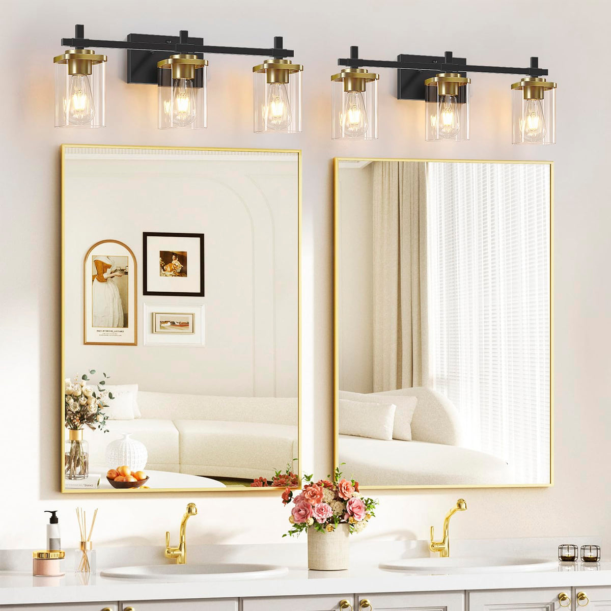Spiglamm light with metal body and secure rings keeps glass shades safe