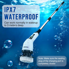 Spinzio cleans bathrooms and kitchens with cordless flexibility.