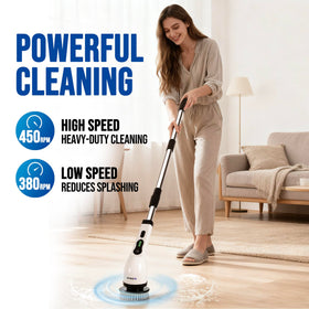 Spinzio IPX7 waterproof design supports safe cleaning in wet areas.