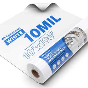 Spirecover crawl space vapor barrier roll protects 1,000 sq ft from moisture.