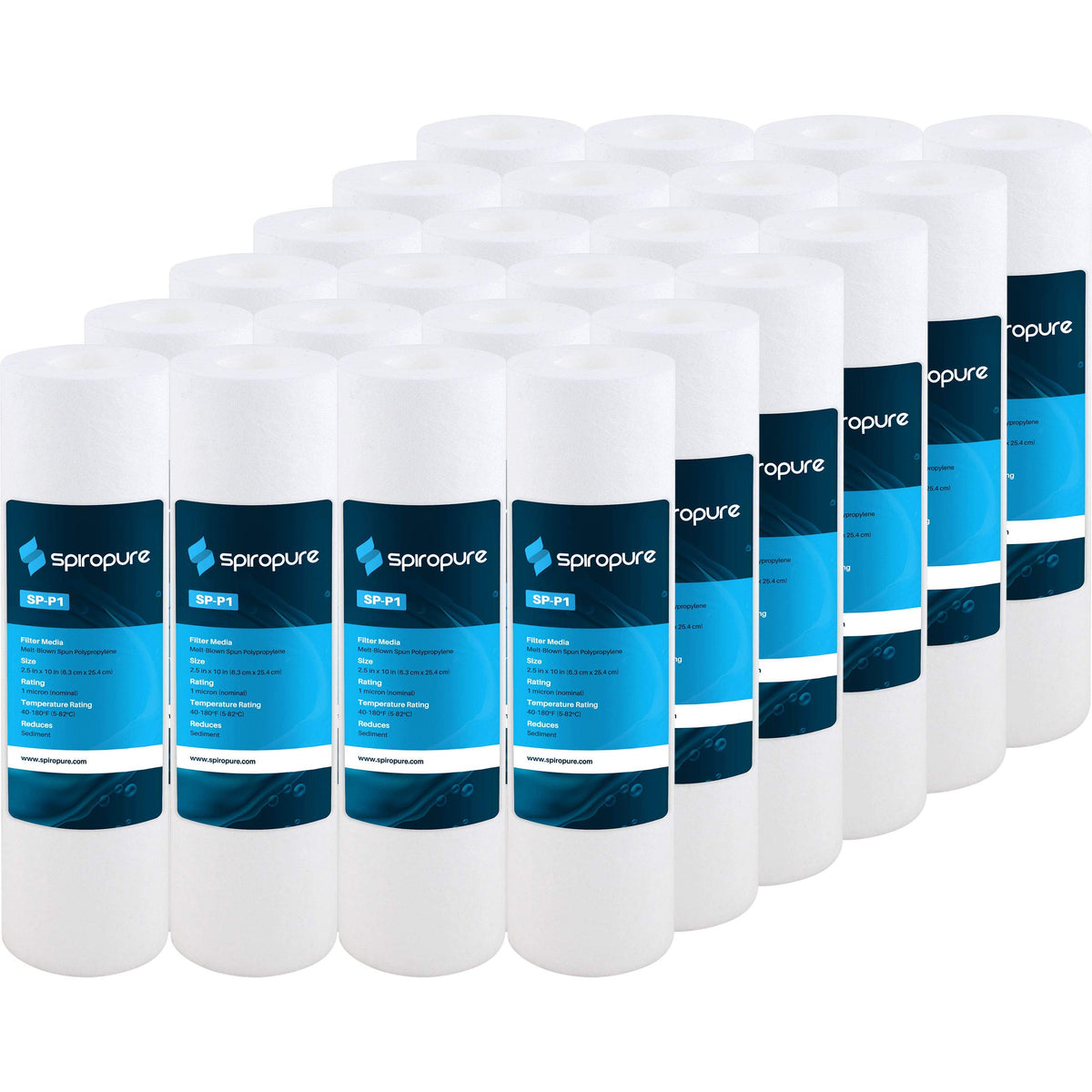 Water looks clearer after SP-P1 sediment filtration by SpiroPure.