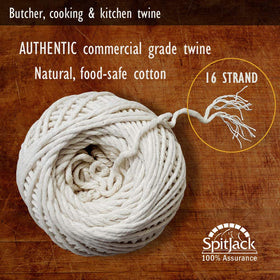 SpitJack butcher's twine 185ft long, ideal for tying poultry and roasts.