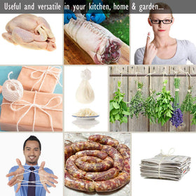 SpitJack poultry and roast trussing kit versatile for chicken, turkey, pig, or lamb.