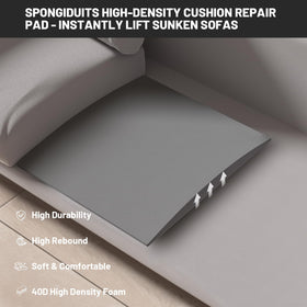 Spongiduits cushion regains shape within 24 hours after unboxing