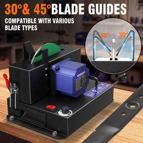 SporGain blade guides 30° and 45° help maintain blade angles during sharpening.