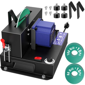 SporGain lawn mower blade sharpener with brushless motor powering efficient sharpening.