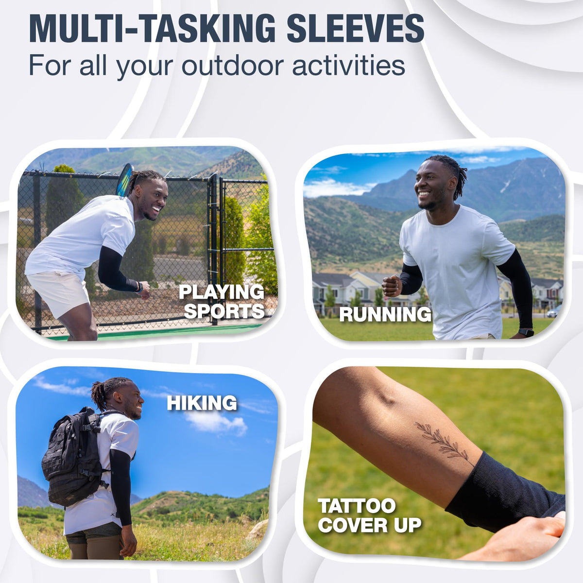 SportsTrail lightweight, durable sleeve for all-day outdoor wear.