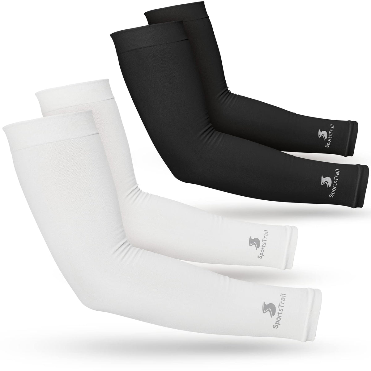 SportsTrail cooling arm sleeves, seamless fit for all-day workout comfort