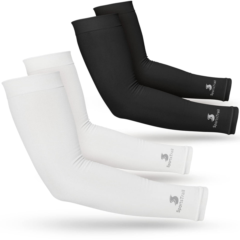 SportsTrail cooling arm sleeves, seamless fit for all-day workout comfort
