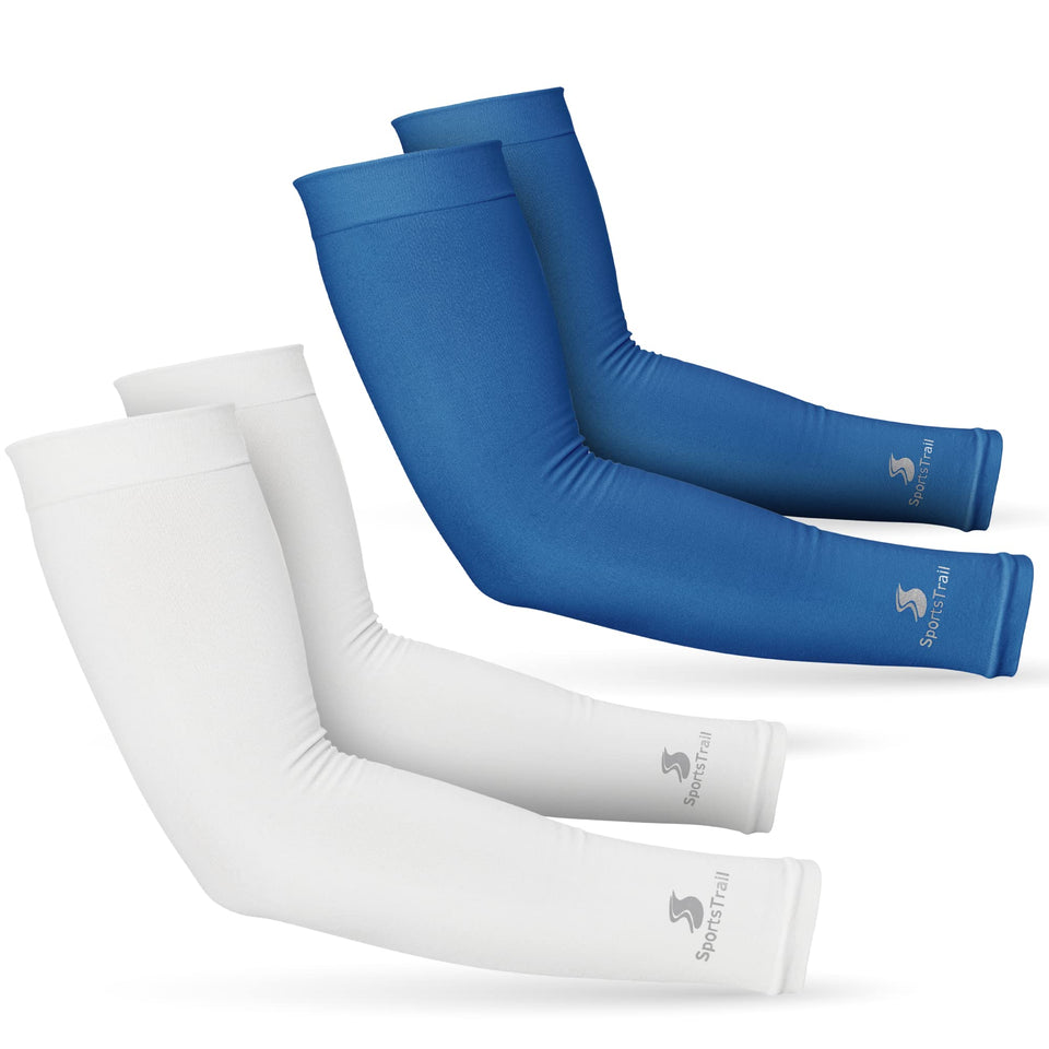 SportsTrail cooling arm sleeves with sun protection for outdoor sports